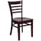 Flash Furniture Hercules Restaurant Chair, 17-1/4 in W 20" L 33-3/4" H XU-DGW0005LAD-MAH-GG - alternate 1